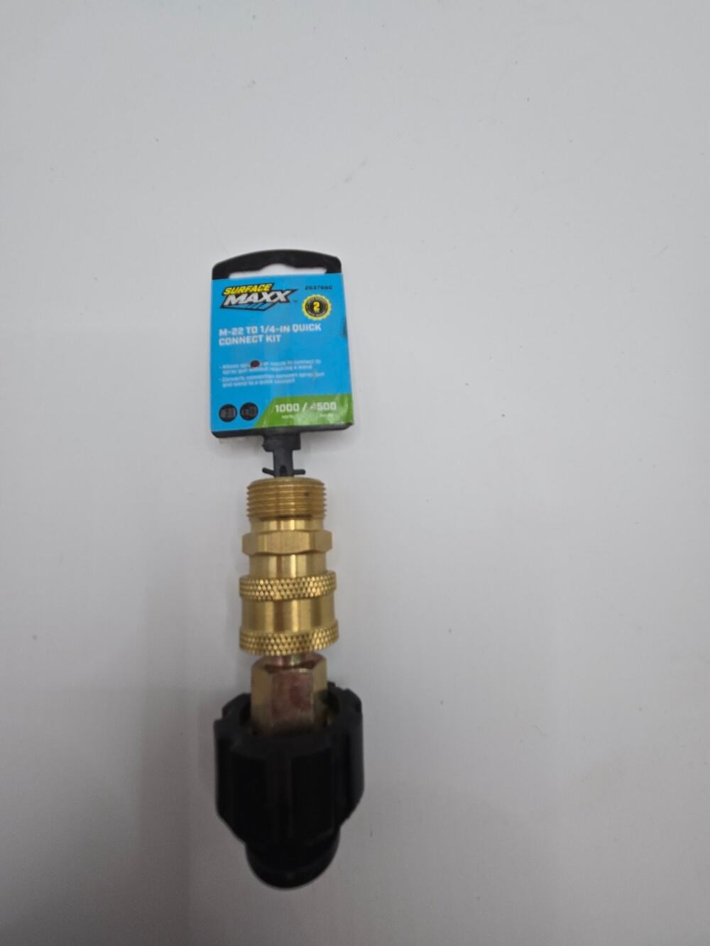 Surface Maxx M-22 to 1/4-in Quick Connect Kit NEW